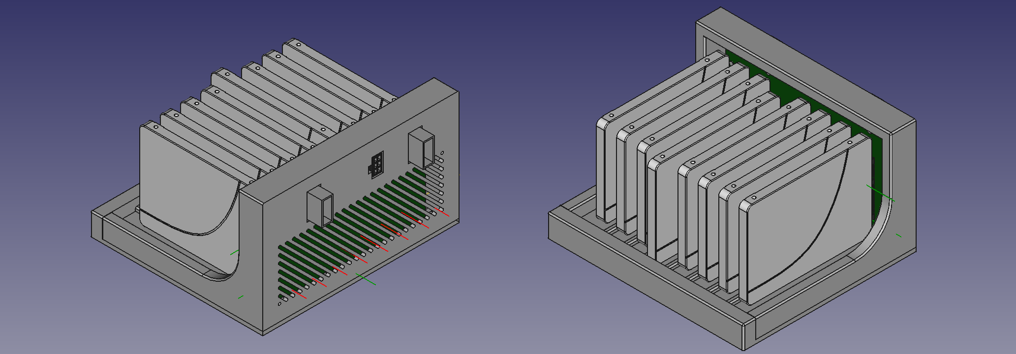 Freecad design for the disk station