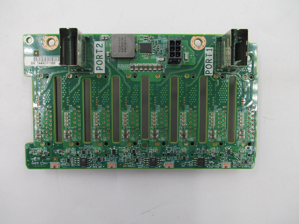 Back of the backplane, close-up